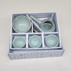 보급형 귀얄청 3인 다기세트 다도 전통티세트, 1개