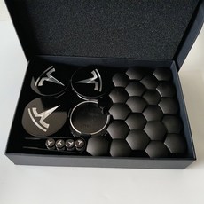 56MM 4PCS 25PCS 29PCS 휠 센터 허브 캡 테슬라 모델 3 Y S/X 센터 캡 세트 및 휠 러그 너트 커버 키트 테슬라 장식, 29 Silver BOX, 1개