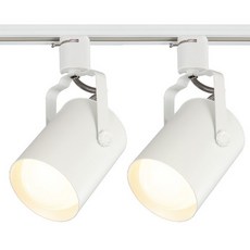 케이시조명 레일조명 파30 원통 레일 등기구 2P, 화이트