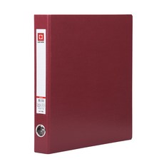 連勤 LC-710D 精裝三孔 D型夾, 紅色,S, 1個