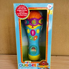 阿奇幼幼園正版授權音樂麥克風 兒童玩具 燈光音效互動 寶寶歡樂K歌, 1個