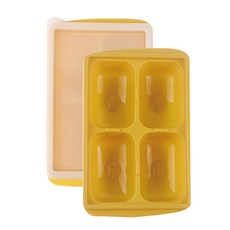 베베락 엘파 아이스큐브(냉동보관용기) 2P, 엘파아이스큐브(4구_머스타드2P)