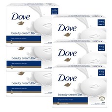 도브 뷰티바 화이트 비누 90g, 6개입