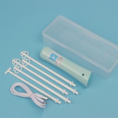 日本にほん 奶粉攪拌棒加長柄電動調奶器 迷你嬰兒奶粉攪拌器 沖調不結塊, 充電款藍色1條T杆+4花杆+線+盒