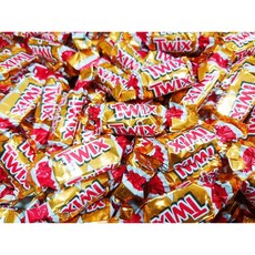 Twix 迷你焦糖夾心巧克力 200g, 1個, TWIX 200g 約19顆 以重量為主, 200公克