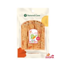 네츄럴코어 강아지 간식 씹기편한 슬라이스 55g, 치킨야채 슬라이스, 1개