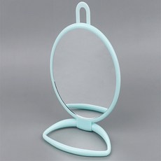 벽걸이 겸용 원형 거울 미니원형거울 욕실거울 화장실면도거울, 핑크