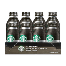 스타벅스 파이크 플레이스 로스트 블랙커피, 275ml, 12개
