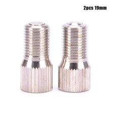 슈레이더 밸브용 자전거 자동차 밸브 익스텐더 교체 사이클링 부품 익스텐션 튜브 액세서리 19mm 25mm 39mm, 2pcs 19mm