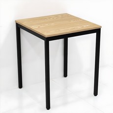 더조아 모던 테이블, 600네추럴/블랙다리