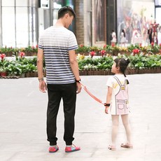 DIU 兒童防走失帶 牽引繩 小孩防走丟手環防丟帶繩 防丟失手環, 1個, R607 藍色1.5米:如圖