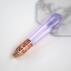 실링왁스 원형 크리스탈 손잡이 빈티지, 1개, 원형 크리스탈 퍼플