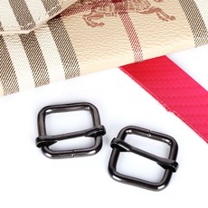 가방부자재 어깨끈 조절고리 클립 흑니켈 20mm 2part1+7obj