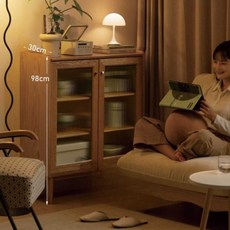 원목 주방 수납장 이동식 베란다 선반 팬트리 하부장 정리대 가구 인테리어, 80x40x95cm, 흑호두 원목 2개