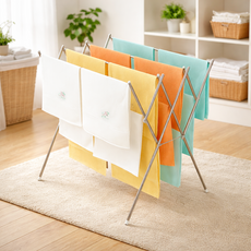 리빙나이스 W형 빨래건조대 4단, 1개