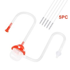비강 흡인기 5pcs 브러쉬 안전 코 청소기 진공 흡입 신생아 안전 위생 개통 도구, 01 SET1-5PCS Brushes, 1개
