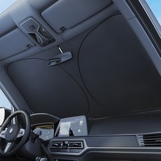 스피세프 차량 햇빛가리개 자동차 앞유리 선바이저, 실버, 1개 실버, 1개