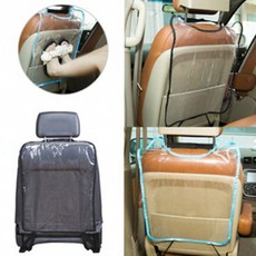 발자국 걱정없어 뒷자석 킥매트, 블루, 2개