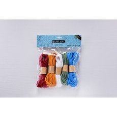 3mm 폴리에스터 코드 5in1 소분 세트 촘촘우동실 소분 팔찌만들기 키링 마크라메 매듭 재료, 10. Mystic