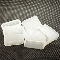 環保硅膠護齒哨嘴 適用於體育老師、籃球裁判, 1個, 白色硅膠大護齒0030 狐狸 等寬嘴口哨,3個裝