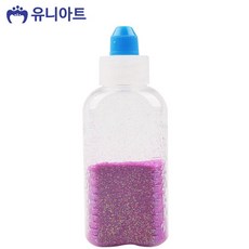 반짝이가루) 2500 레인보우 반짝이 가루 (보라), 1개