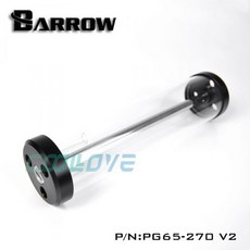 Barrow 65mm 直徑圓柱玻璃水箱 PG65-270 V2