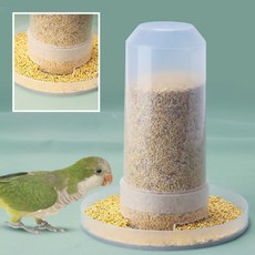 앵무새 원형 급식기 모이통 병아리 밥통 메추리 밥그릇