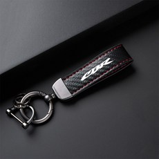 CBR650F CBR650R CBR600 CBR600RR CBR900RR CBR929RR CBR954RR CBR1000RR CBR1000XX 오토바이 가죽 키체인 홀더 열쇠고리, 빨간색