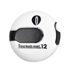 골프 스코어 카운터 미니 스트로크 클리커 탈리 트래커 원터치 리셋 골프 스트로크 카운터 스코어키퍼 부착, 07 White