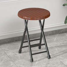 접이식 식탁 미니 다용도 1인용 특대형 노트북 카페 보조 테이블 간이 원목 철제 스툴 홈바 인테리어 가구, 블랙 프레임 스툴