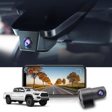 Fitcamx 4K 대시 캠 타코마 2018 2019 제한 SR5 SR TRD 스포츠 오프로드 프로 OEM 팩토리 룩 2160P 비디오 WiFi G-센서 루프 녹화 플러그, Used-4K+Rear 1080P