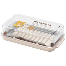 스케이터(Skater) 스테인리스 버터 커터 200g 버터 케이스 버터 디시 버터 나이프 포함 일본 제조 리락쿠마 BTG2DXNN-A