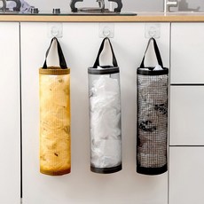 봉투정리가방 비닐봉지 보관 주머니 비닐봉투 수납 정리 가방, 블랙