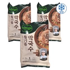 비비고 들기름 막국수, 3개, 754g