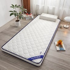 기숙사 생활에 적합한 하드 매트리스 싱글 1인용 수면 밀도 패드 추천, 1cm, 두께 6cm 하트 화이트 150x200cm