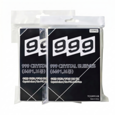 TCG999 포켓몬카드 슬리브 프로텍터 200매 6693 범용 원피스 쿠키런 아이돌포카 굿즈 보관용품, 200개, 투명 저스트핏 사이즈