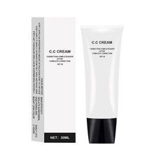C.C 크림 SPF 43 피부 톤 조절 메이크업 색상 보정 보습 성숙한 피부용 (아이보리), C.C 크림 SPF 43, 피부 톤 조절, 메이크업 색