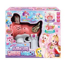 애들랜드 캐치티니핑 스피닝오토 달콤핑 버블건, 핑크, 1개