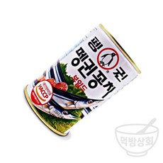 먹방상회 꽁치 통조림 400그램 생선캔 소용량 x3EA, 3개, 400g