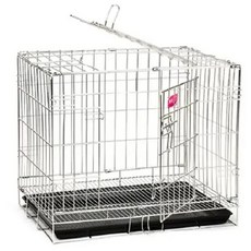 스테인레스 애견 접이식 이동식 야외용 울타리 철장, 1개, 엘리트스틸 접이식 케이지배달 트레이