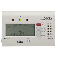 KORG 코르그 CA-50 크로매틱 튜너 휴대용 기타 정밀 표준 튜너 관현악기 포켓사이즈, 1개