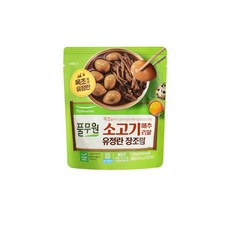 풀무원 소고기 메추리알 유정란 장조림, 125g, 1개