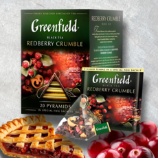 그린필드 피라미드 티백 레드베리 크럼블, 1.8g, 20개입, 1개