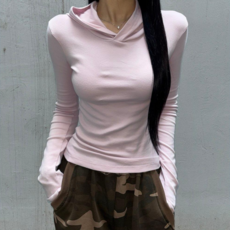 드리뮤즈 국내제작 슬림핏 착붙 후드티