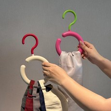 圓環衣架 收納掛鉤, 1個, 裝收納神器 環形衣架 2個, N/A