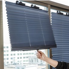 삼삼닷컴 무타공블라인드 붙이는 햇빛가리개 암막 원룸 커튼 쉬운설치