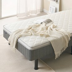 유니 프레임 일체형 다릿발 침대 단면 매트리스 싱글 슈퍼싱글, 그레이, 230mm