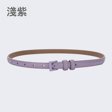 女士真皮烤漆針釦皮帶時尚百搭裝飾新款細腰帶配西褲ins風潮