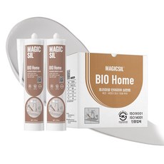 오성 매직씰 바이오 홈 항균 실리콘 노즐포함 그레이 270ml, 10개
