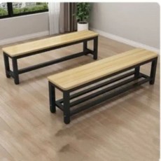 탈의실 벤치 원목 쇼파 색상기재 실내 약국 강당 목욕탕 60x30x45사진참조 로비, U01KSMRBEB79GQNR0Q8NXY8JKE-082, CD. 밝은 호두나무색 무광 검정색 이중 프레임 길이